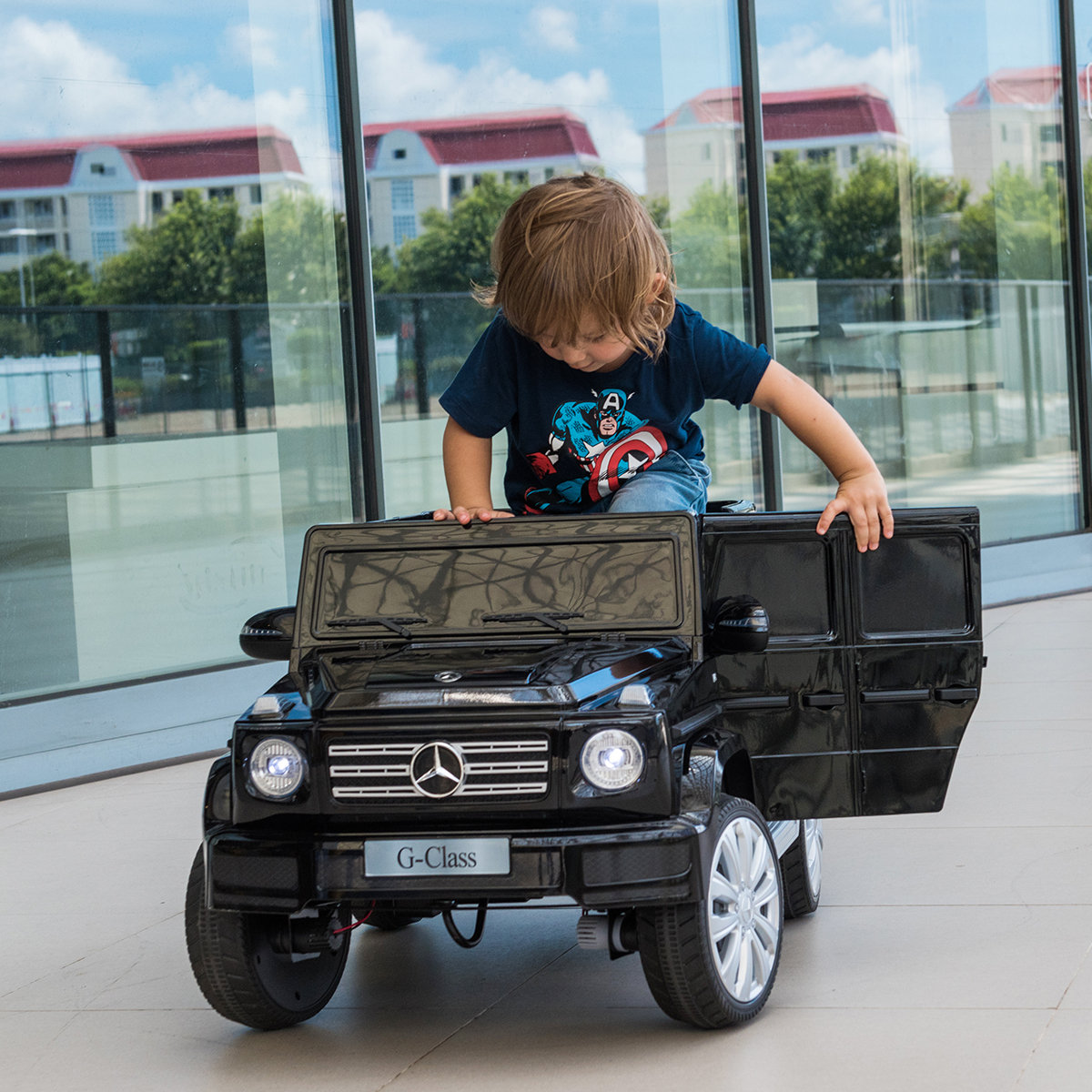 12V Mercedes Benz G500 Licensed Kids Ride On SUV Car with