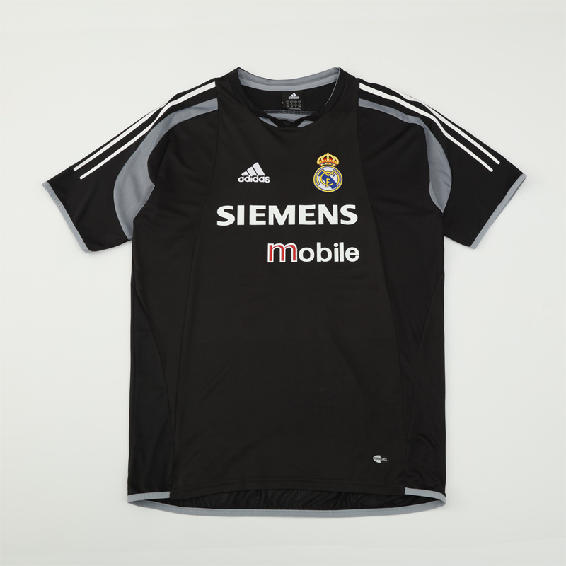 2004/05 Real Madrid Retro Short Sleeves Training Jersey - Black