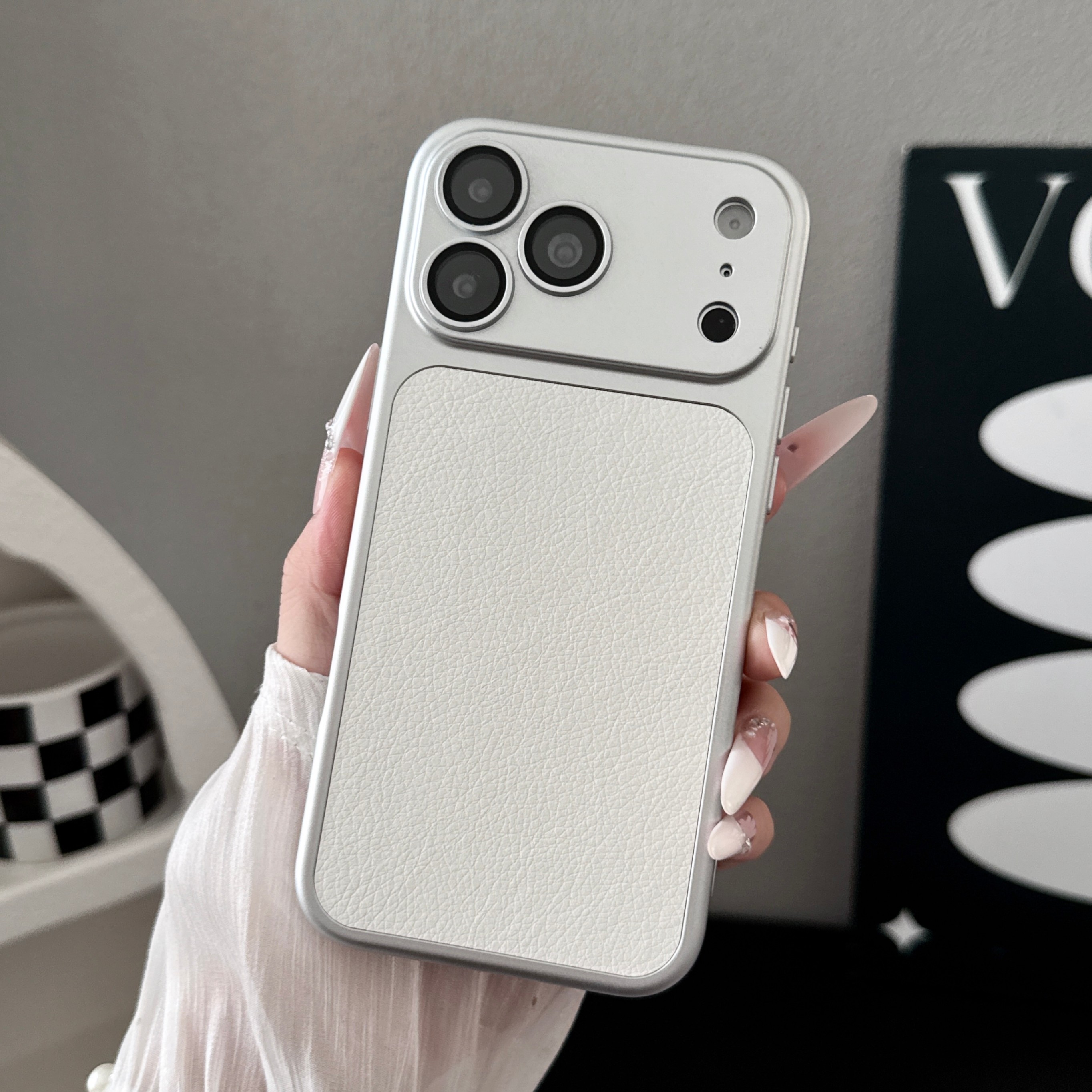 Phone Case Protective Case Leather - back view