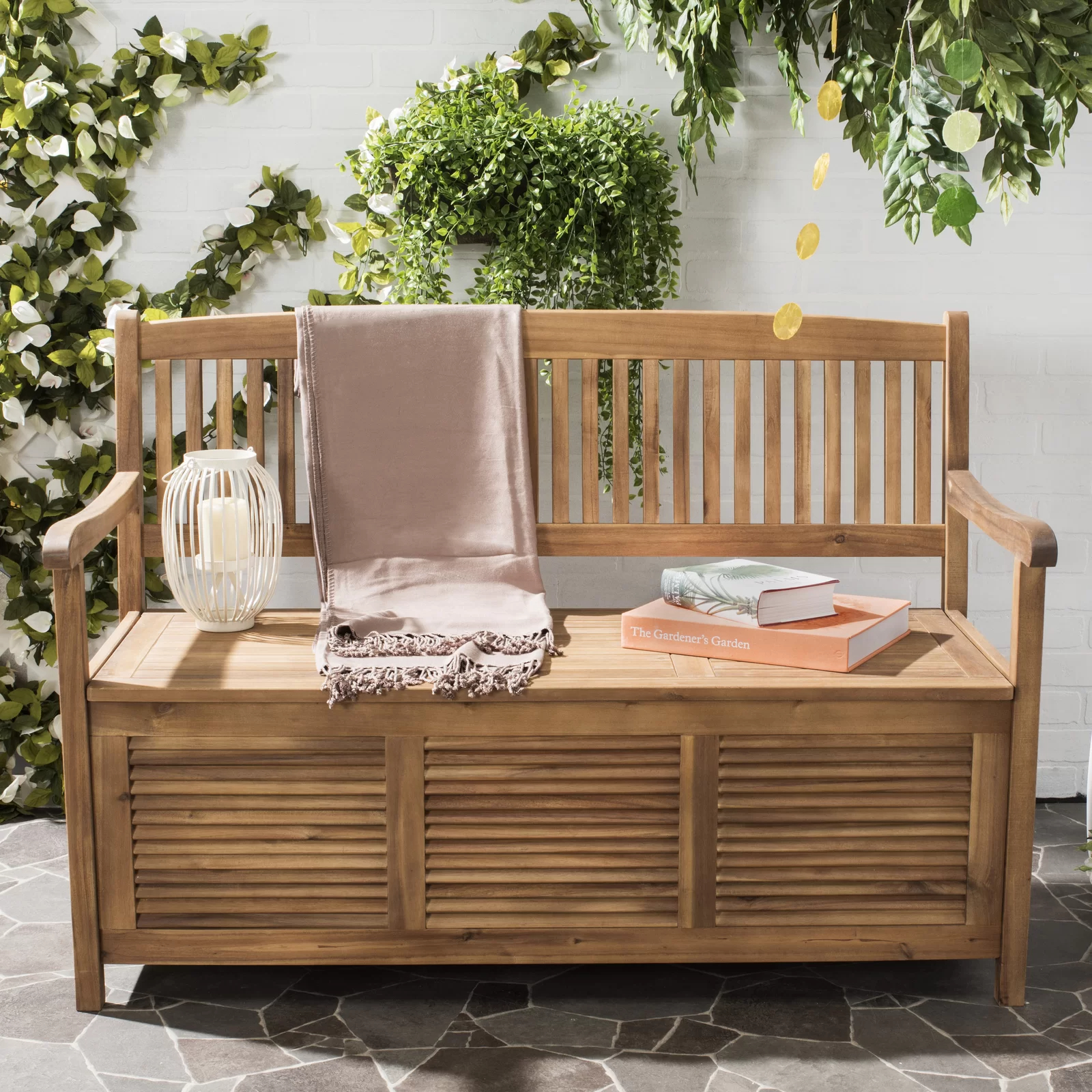 Wooden Storage Bench