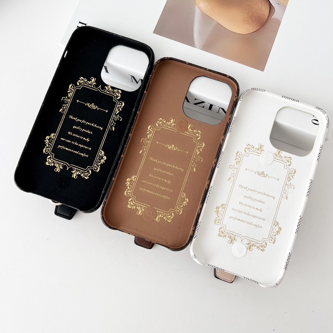 Louis Vuitton Classic Monogram Wrist Strap Luxury Phone Case