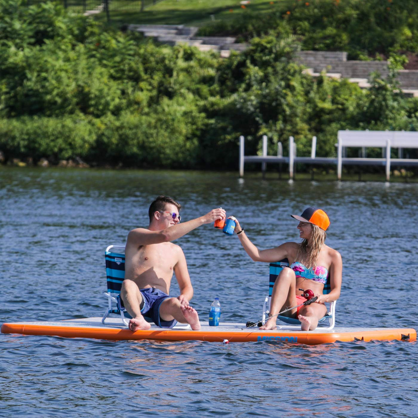 Boat Gear Reef Mat Inflatable Floating Mat Water Lake Lounge