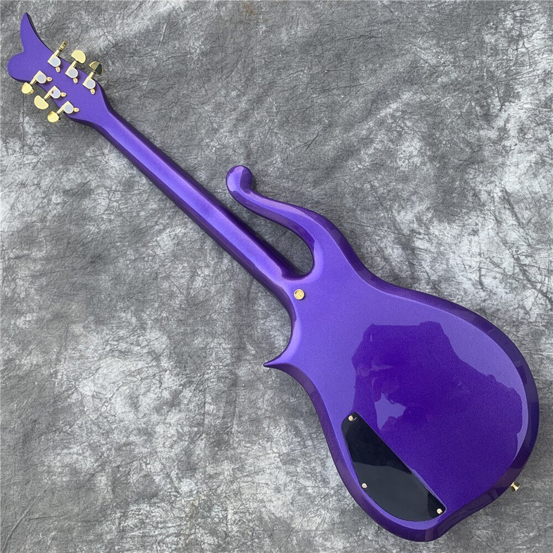 New Super Rare Prince Cloud Sparkling Pearl Purple Right-Handed Electric Guitar