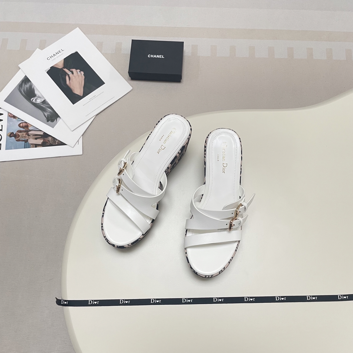 Dior Dway Platform Slide Sandal