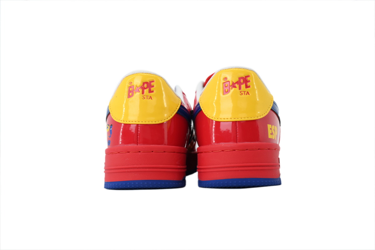 KidSuper × A BATHING APE BAPE STA ESP Red 1M23 191 933