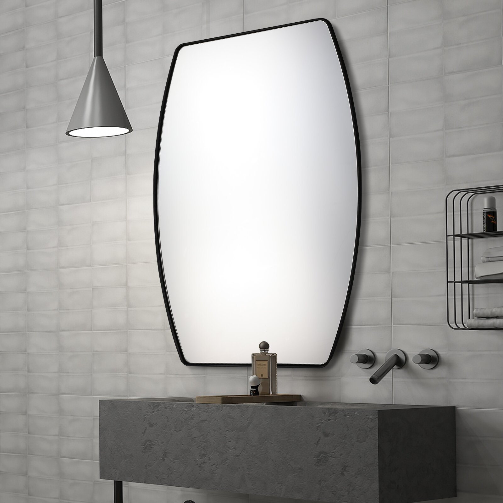 Irregular Metal Wall Mirror