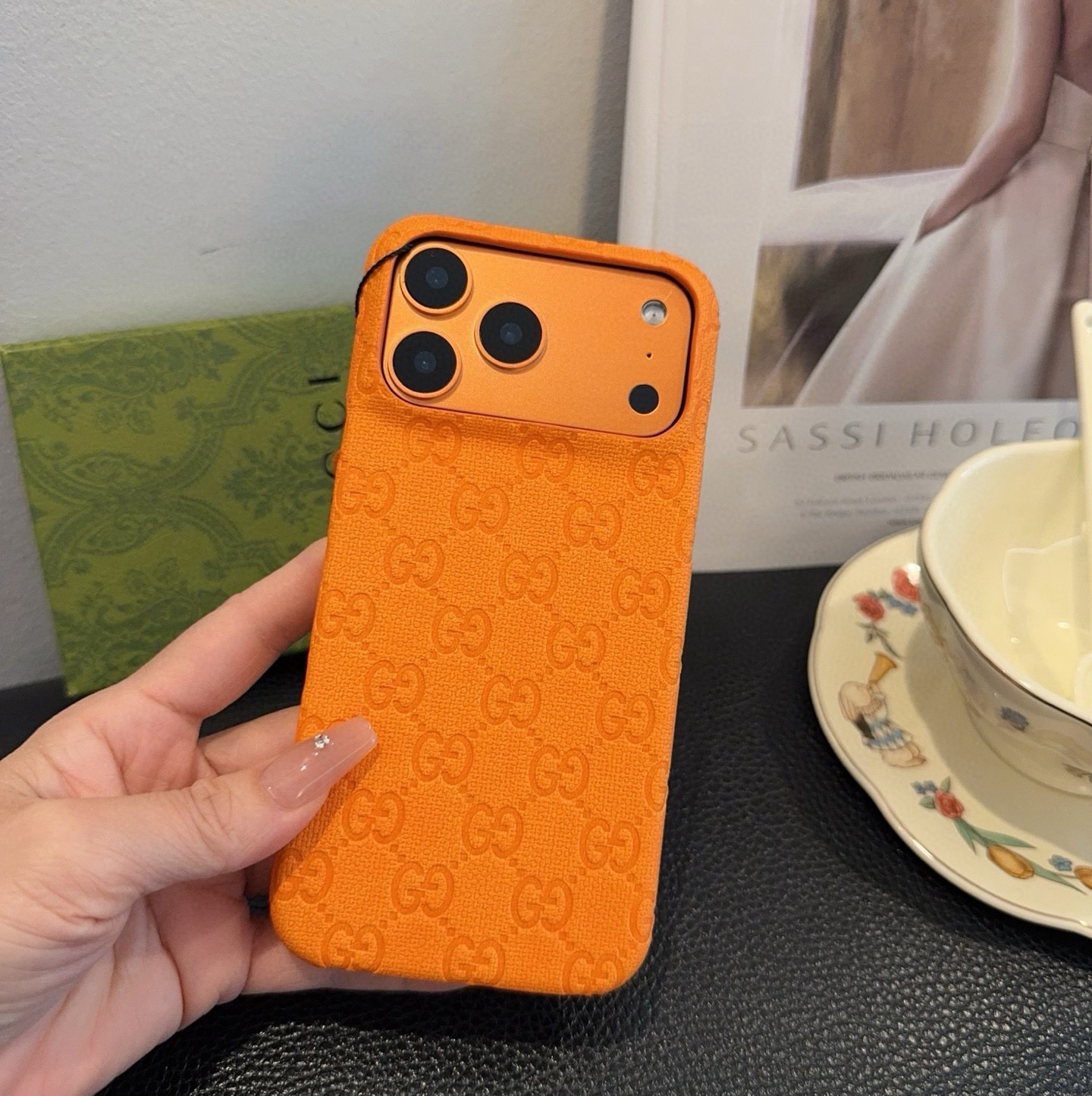 Gucci Starry Series GG Embossed iPhone Case
