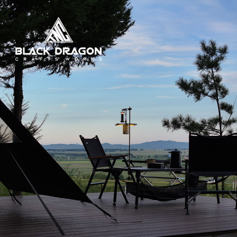 BLACK DRAGON 05 Light Living Space Station Camping Inflatable Tent