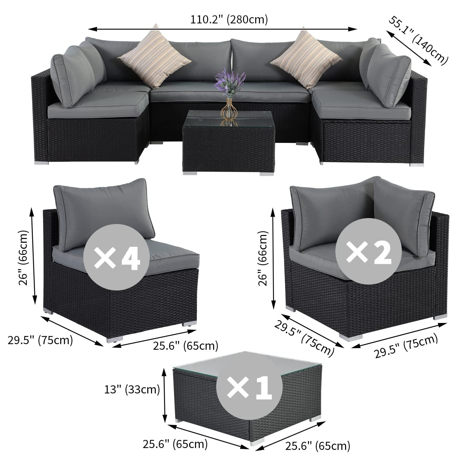 Outdoor Patio Furniture Set