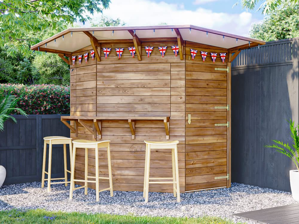 Outdoor Bar Shed - The Hangover Corner Garden Bar | 2x2 m