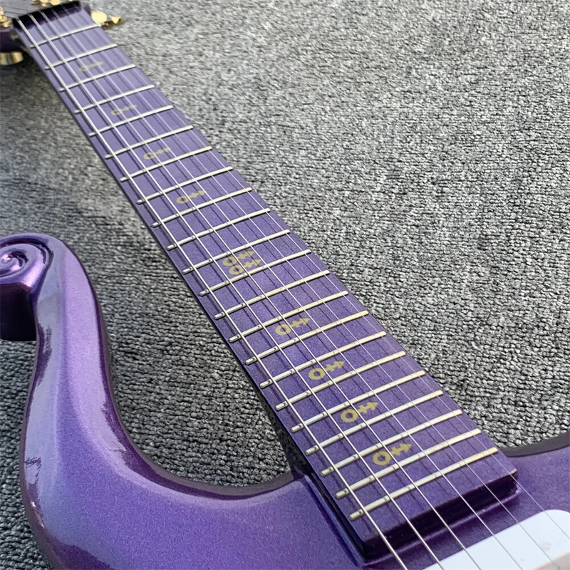 Cloud Prince Alien Electric Guitar Professional Play Beginners Neck Purple Top