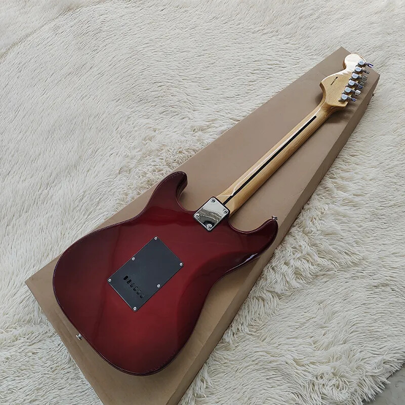 Classic Electric Guitar F-hole Semi Hollow Guitar, ProfessionalReal Maple Fingerboard