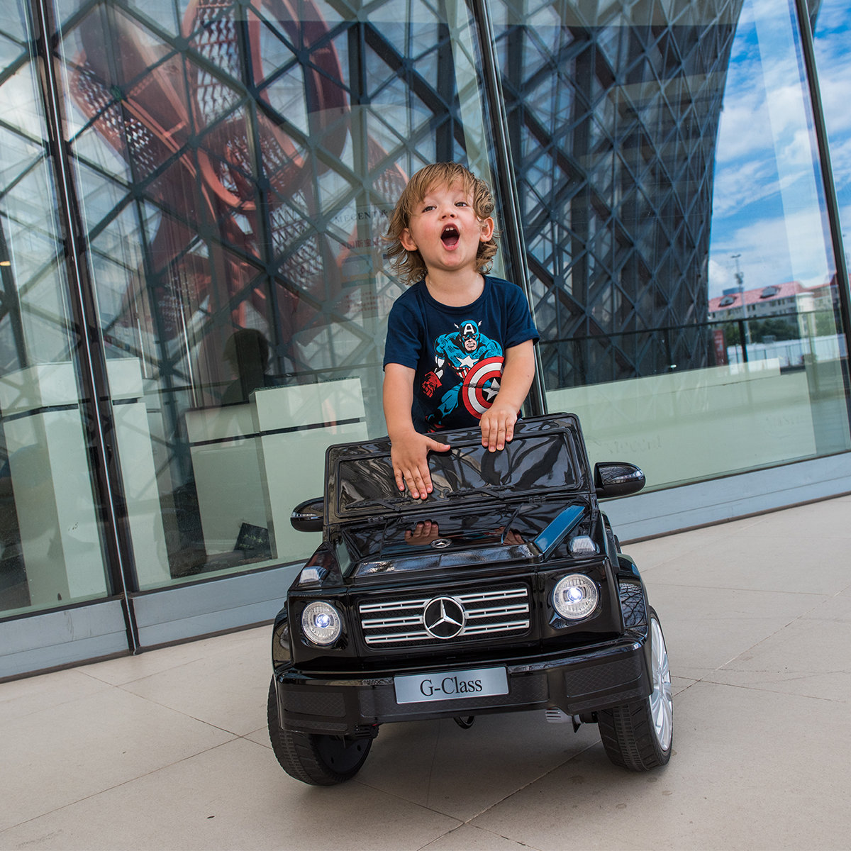 12V Mercedes Benz G500 Licensed Kids Ride On SUV Car with