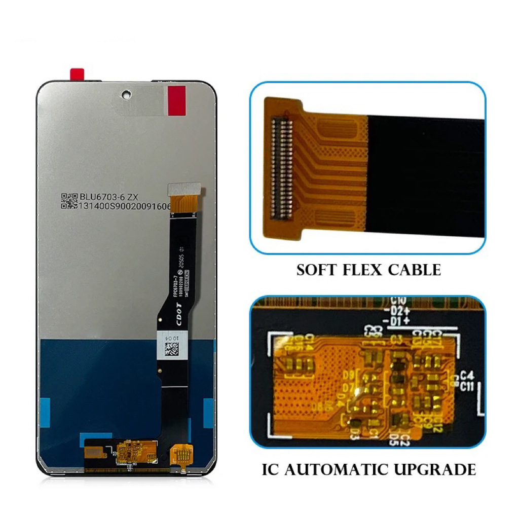 Tcl 20L LCD / OLED Screen TFT - back view