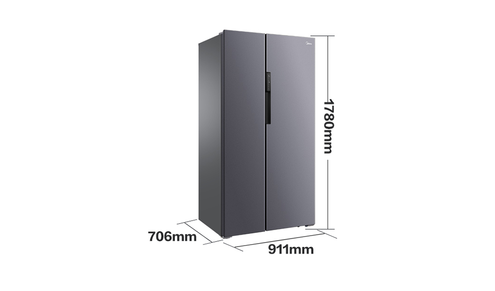 36 Side-by-Side Refrigerator and Freezer, White