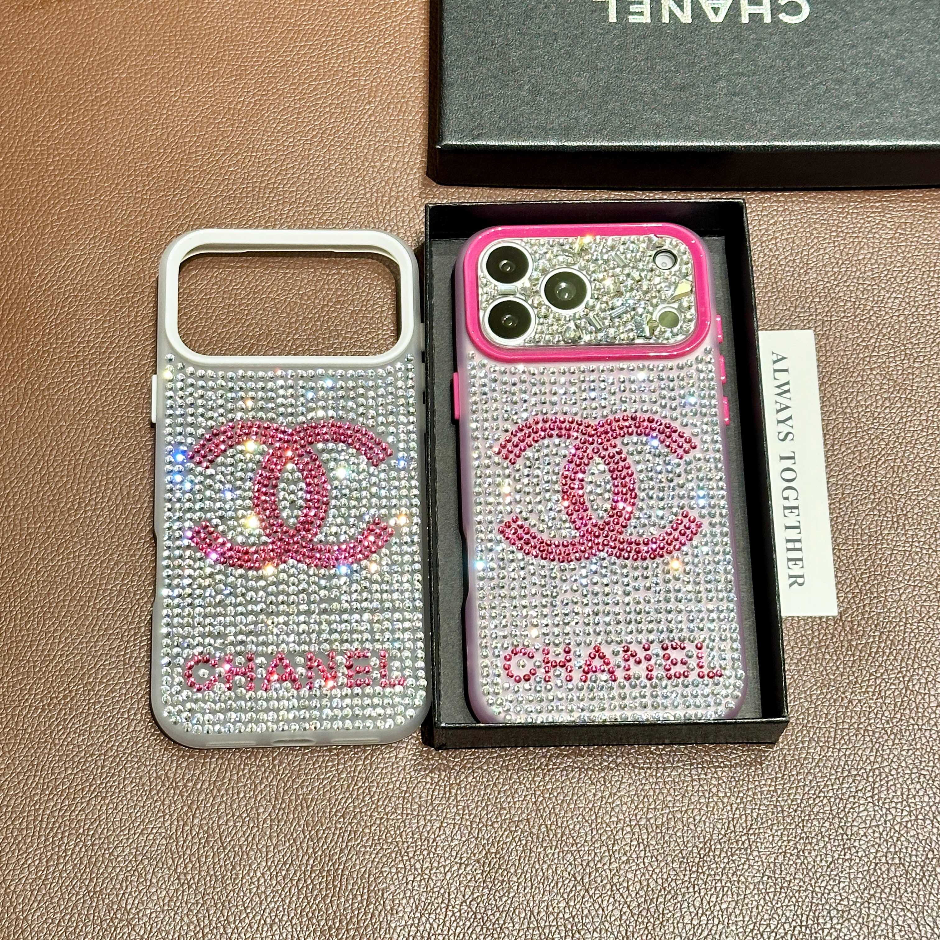 Luxury Bling Rhinestone Foldable Phone Case with Pearl Wrist Strap For Samsung Z Flip Series