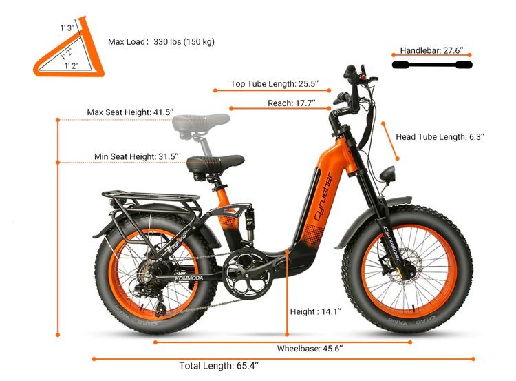 High-quality electric off-road bicycle