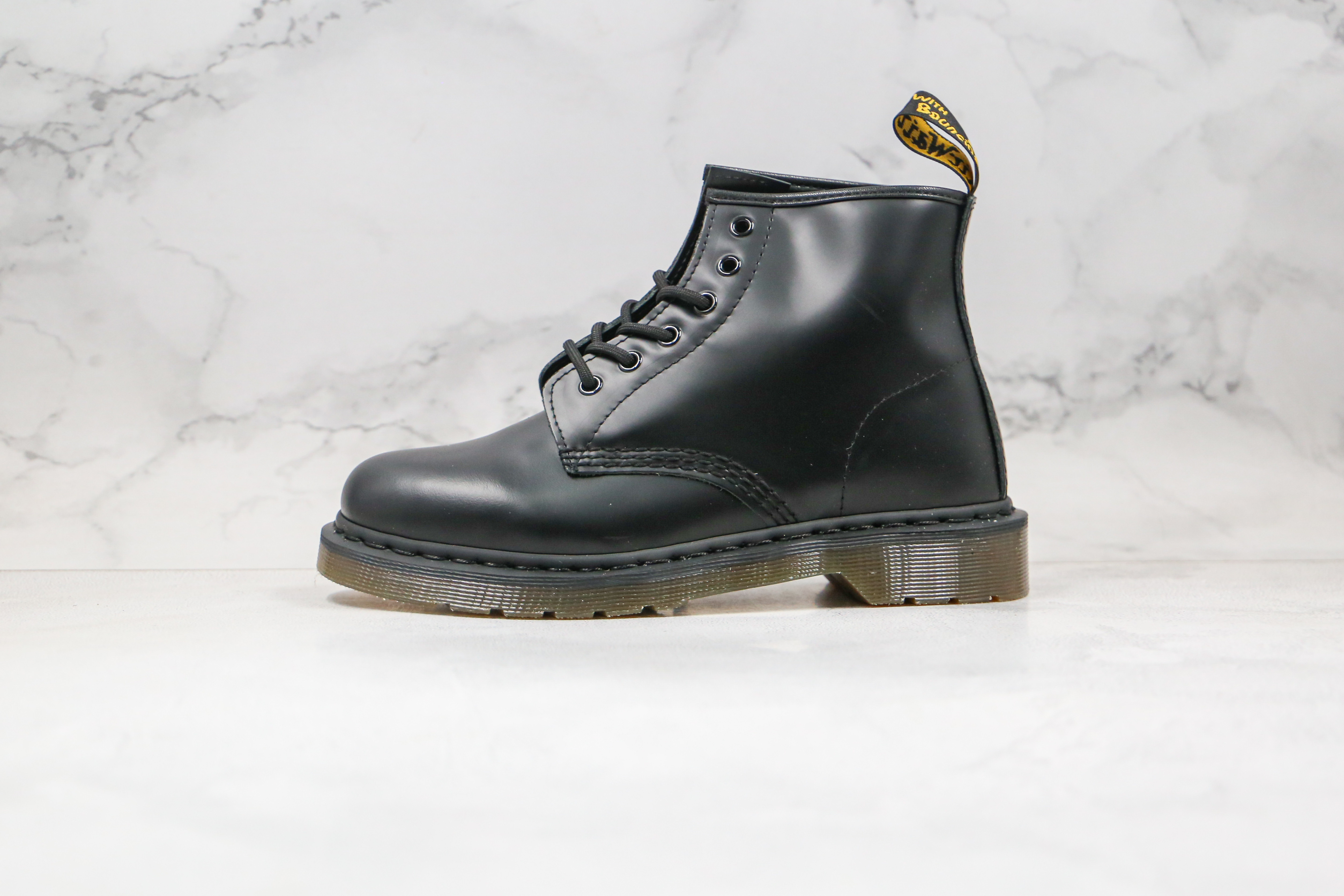Dr. Martens 101 Black 6-Eye Classic Boots