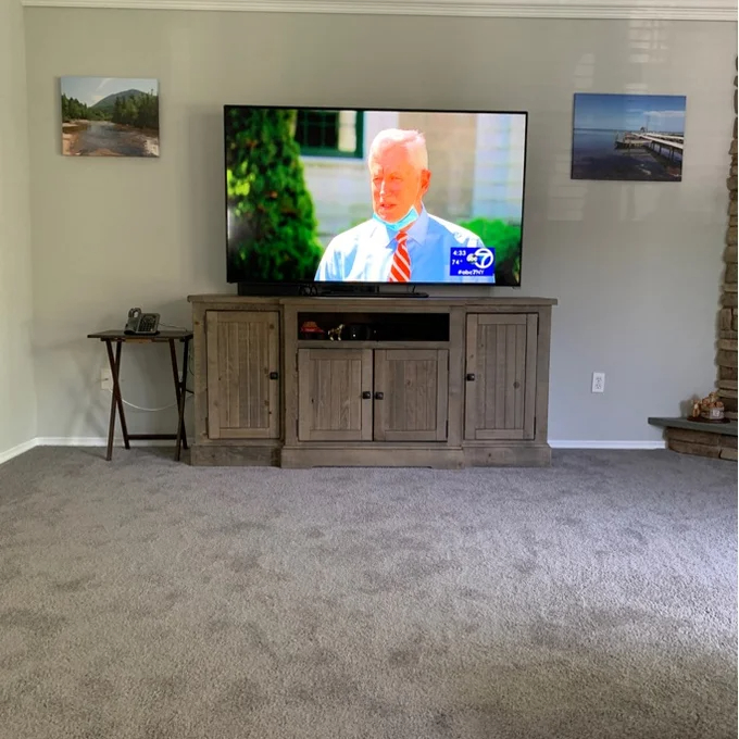 Casserly Solid Wood TV Stand for TVs up to 88
