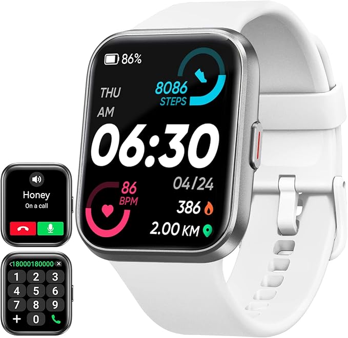 Smart Watch for Men Women(Answer/Make Call), Alexa Built-in,Fitness Watch with Heart Rate SpO2 Sleep Monitor 100 Sports 5ATM Waterproof Activity Trackers and Smartwatches for iOS&Android Phones