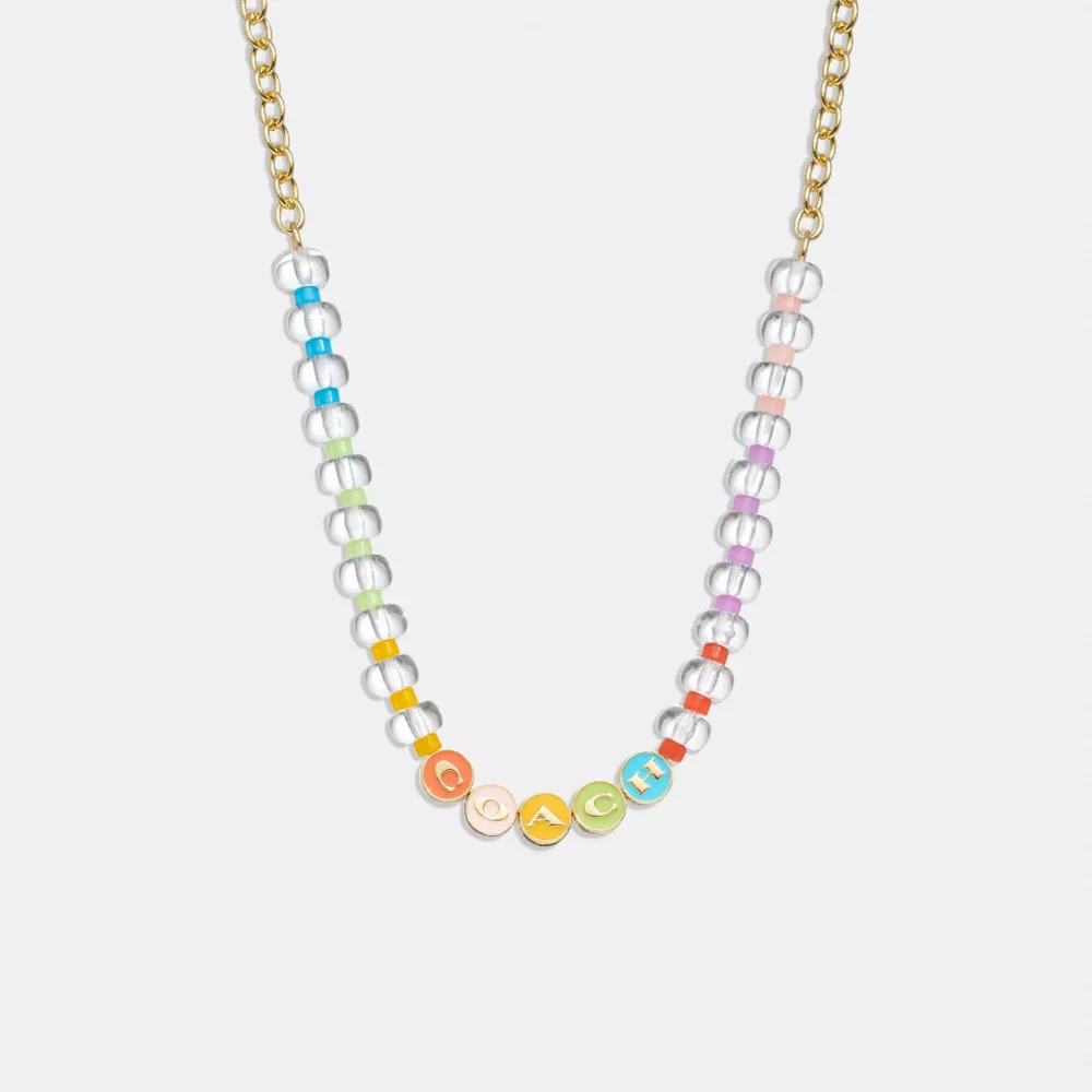COAthtCH Enamel Beaded Choker Necklace