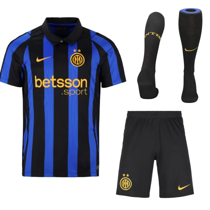 Kids Inter Milan Home Jersey Suit & Socks 26/27