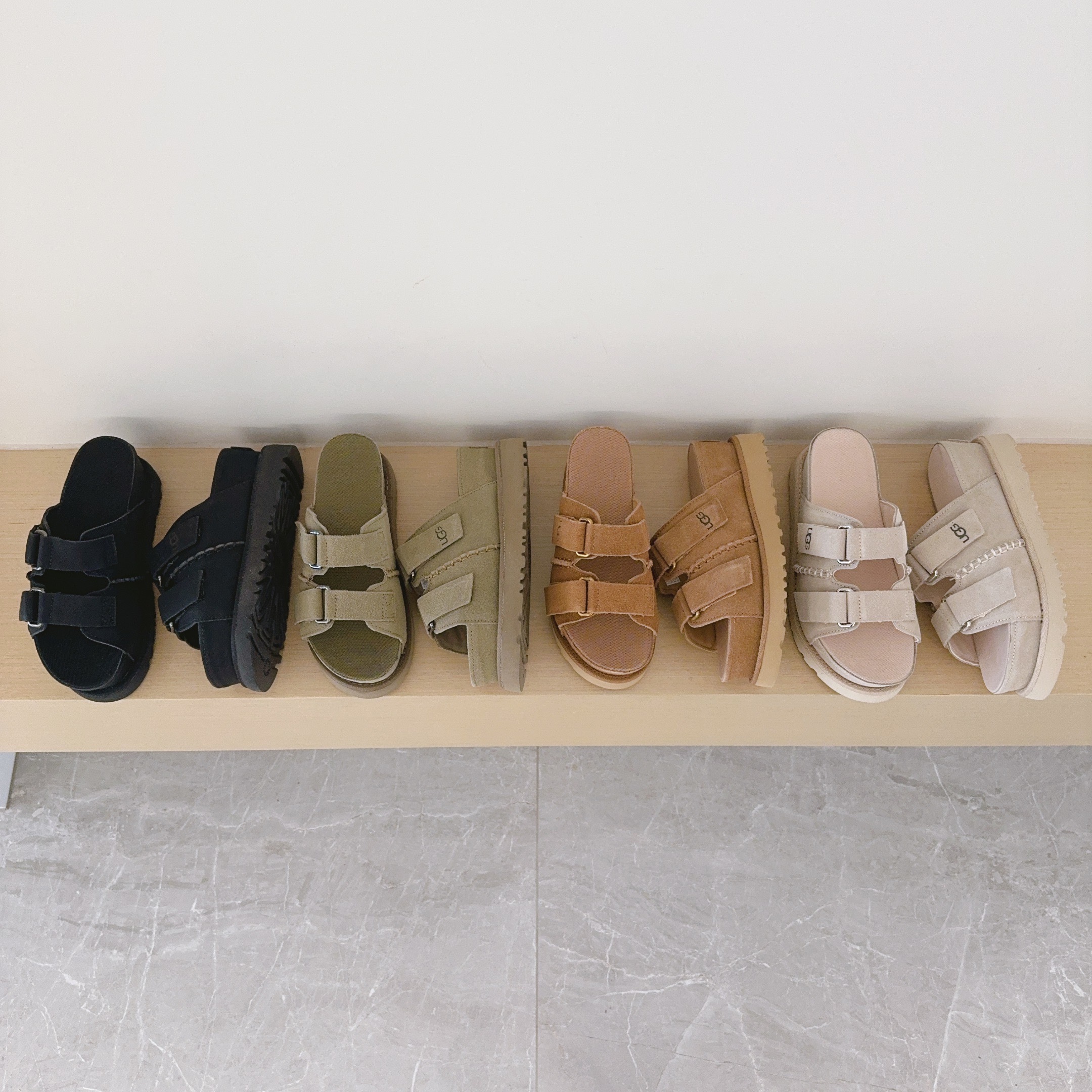 Two-Strap Slippers