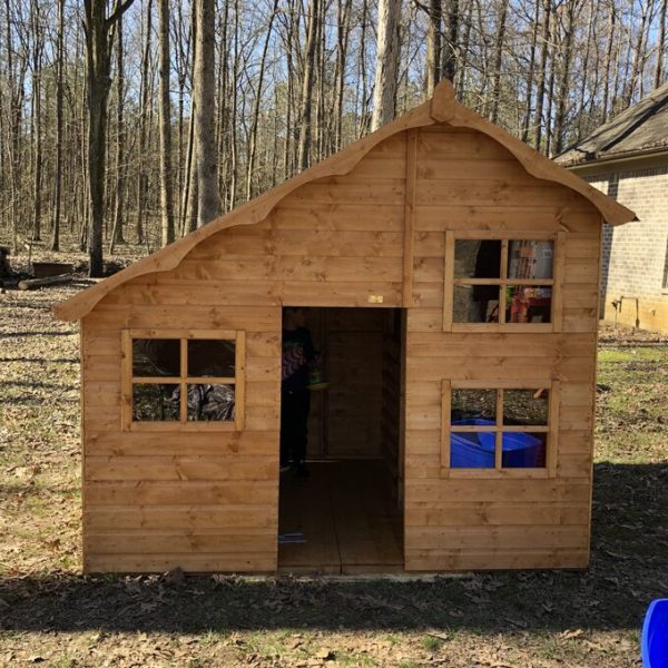 Swiss Cottage 7.71′ x 6.75′ Playhouse