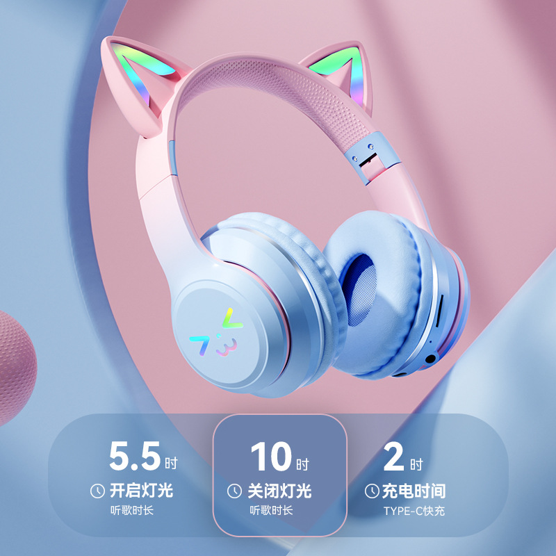 Wireless Earphones Bluetooth Earphone - back view