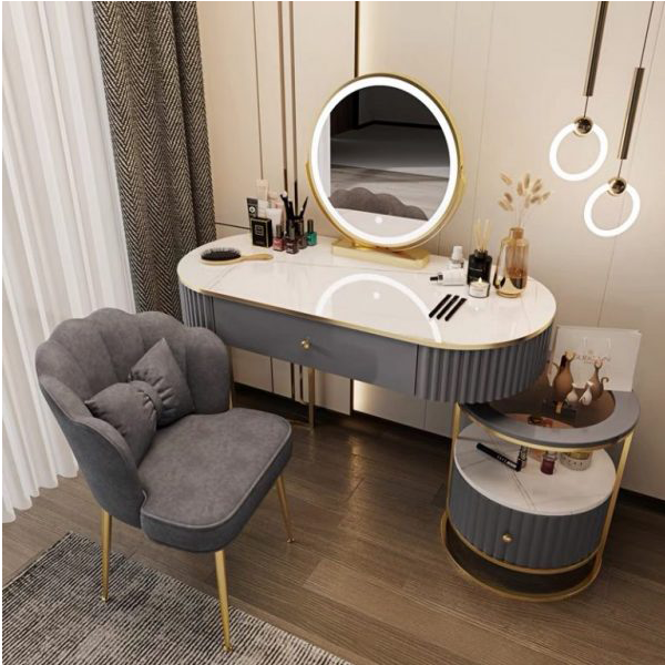 Cosmetic Dressing Table with Mirror