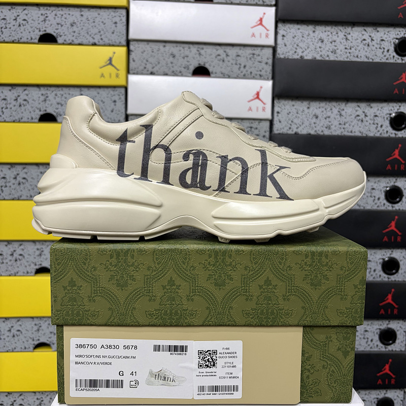 Gucci Rhyton Thank Distressed