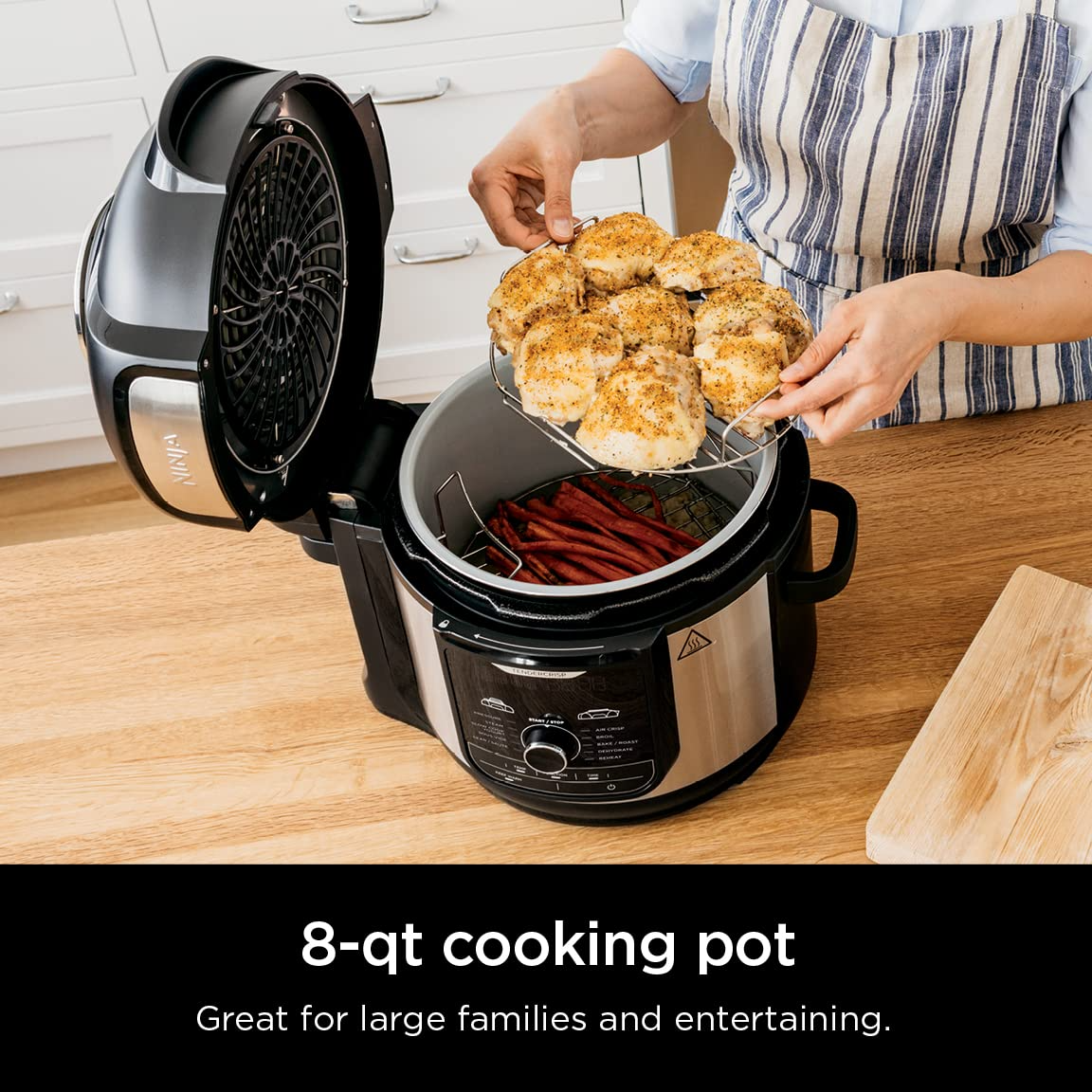 Ninja FD401 Foodi 12-in-1 Deluxe XL 8 qt. Pressure Cooker & Air