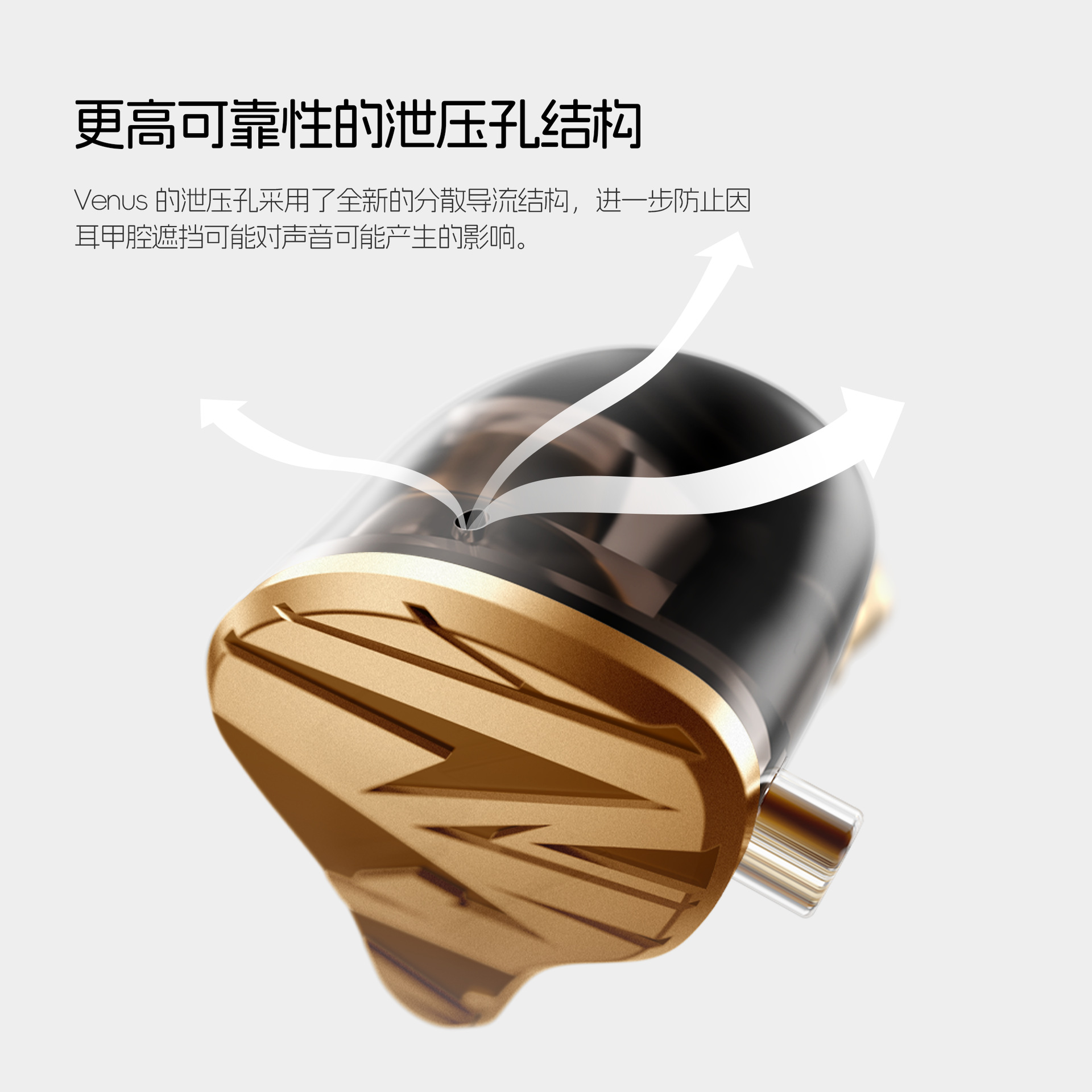Earphones Bluetooth Earphone - back view