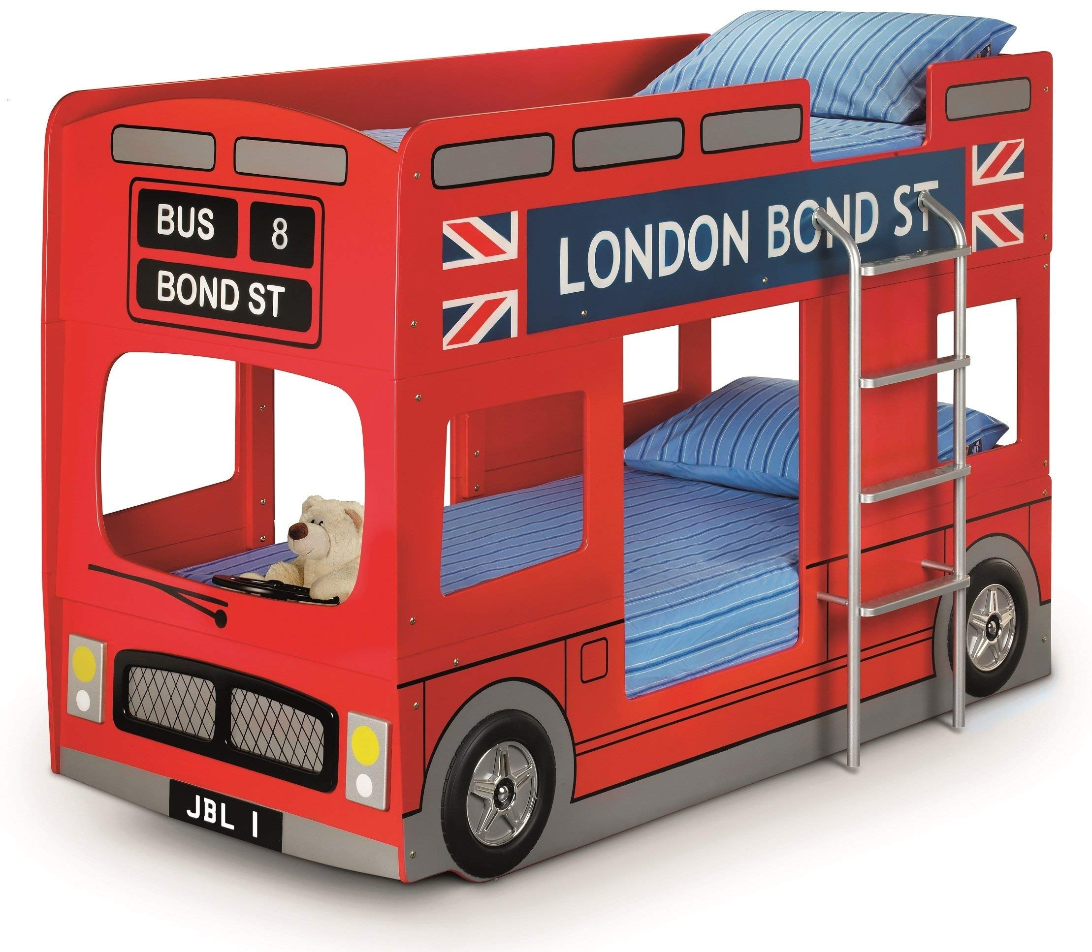 London Bunk Bed, Red