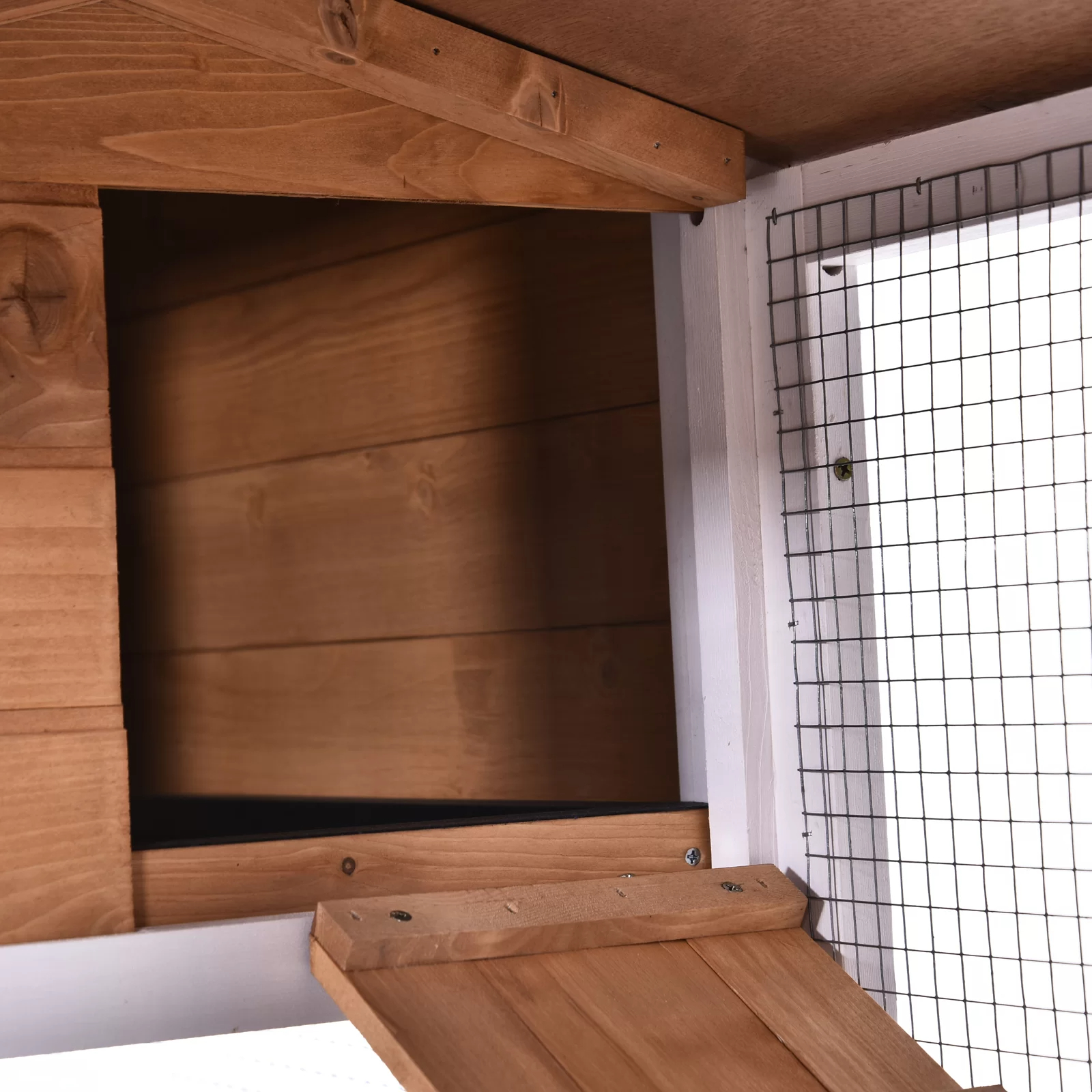 Violetta Weather Resistant Rabbit Hutch with Ramp