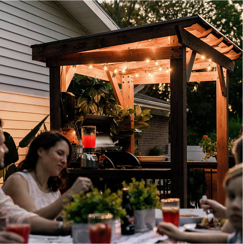 Saxony Wooden Grill Gazebo