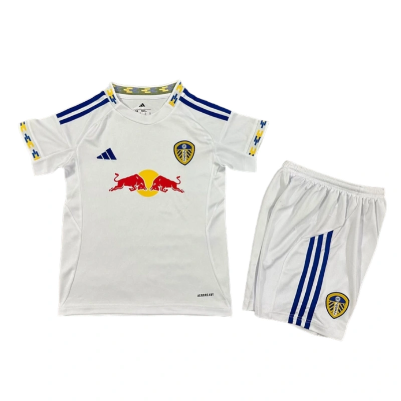 2025/26 Leeds United Football Club Adidas Home Soccer Jersey Kids CBKJ KS
