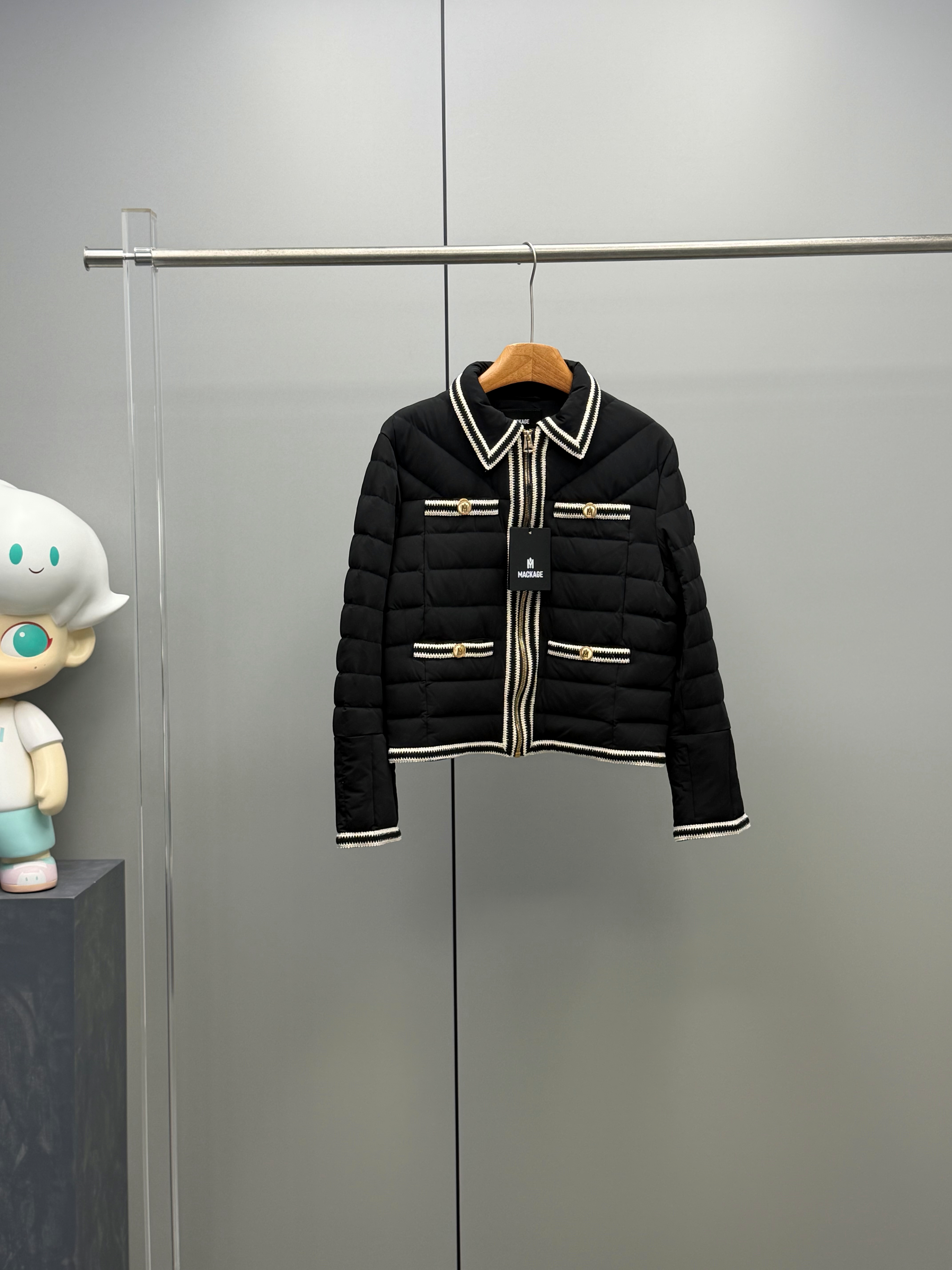 Mackage Petunia Crocheted Trim Down Jacket