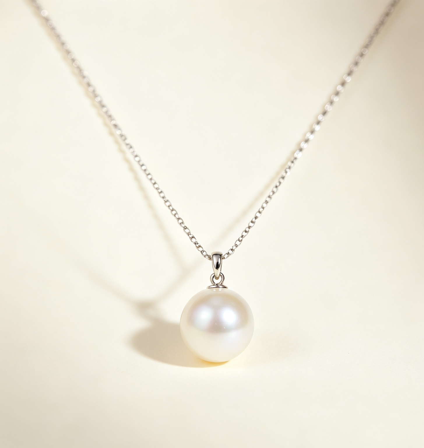 Large Pearl Drop Necklace