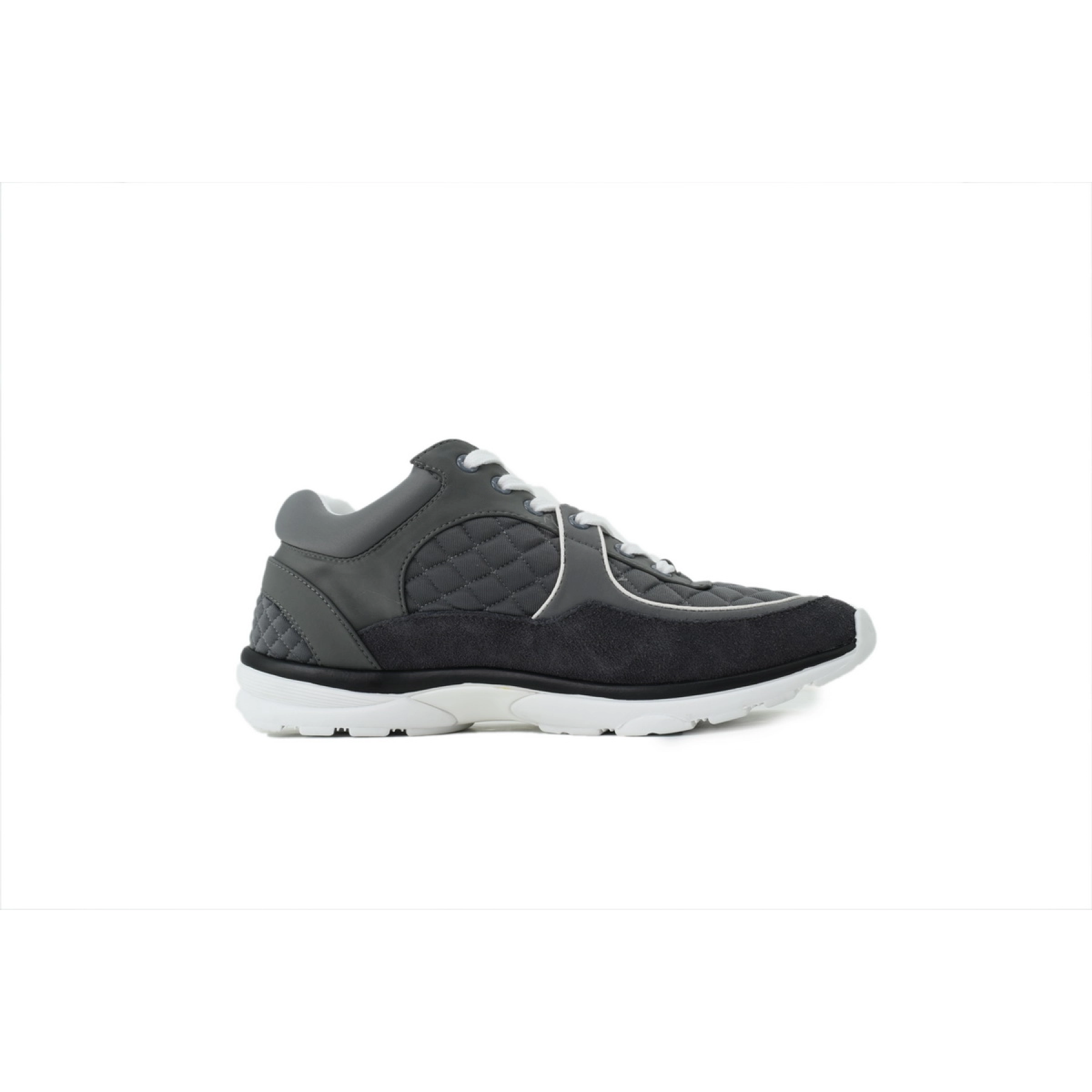 Chanel CC Logo Sneaker Grey