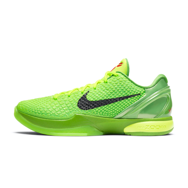 Nike Zoom Kobe 6 Protro Grinch Green Black Sneakers For Men