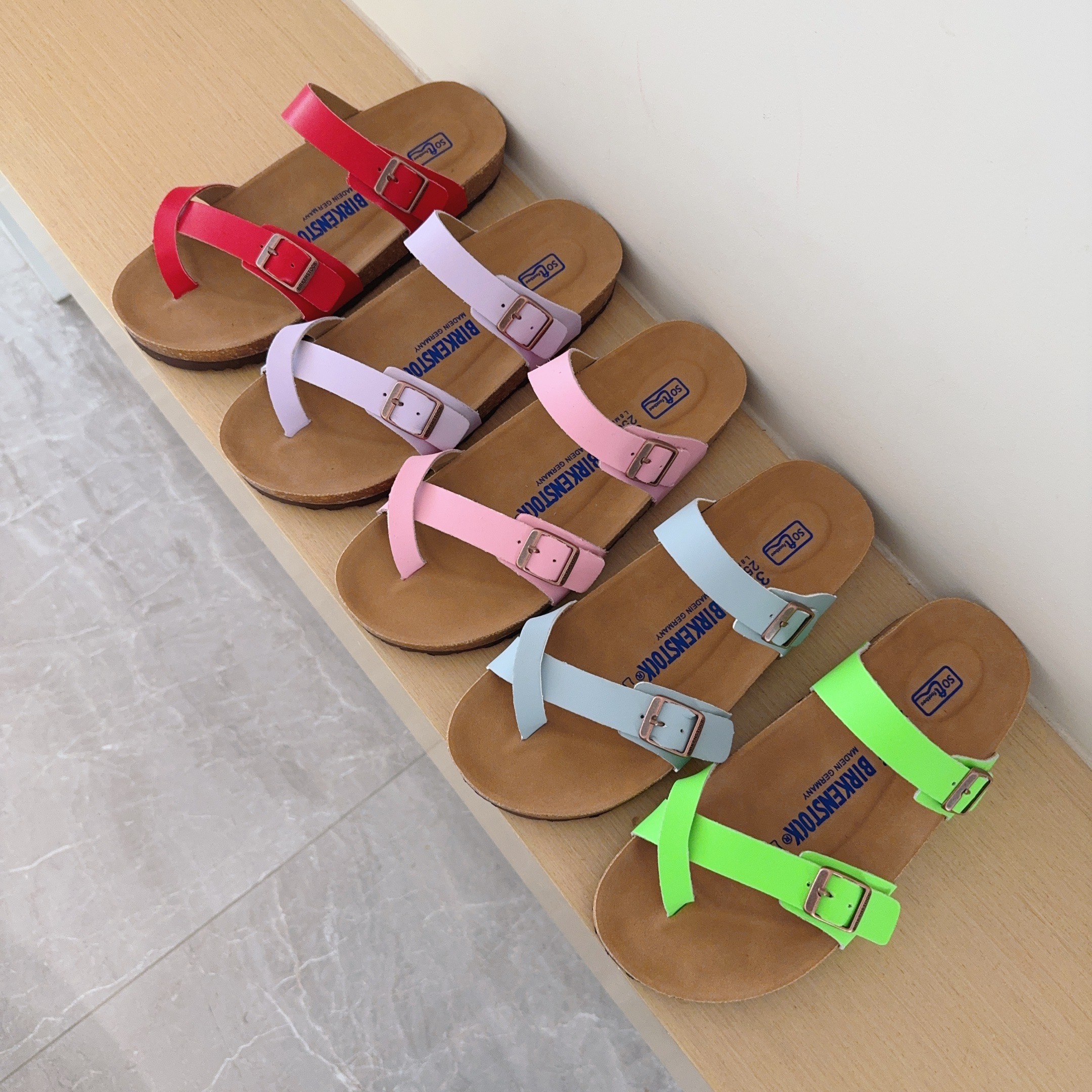 Birken-Style Toe-Post Sandals