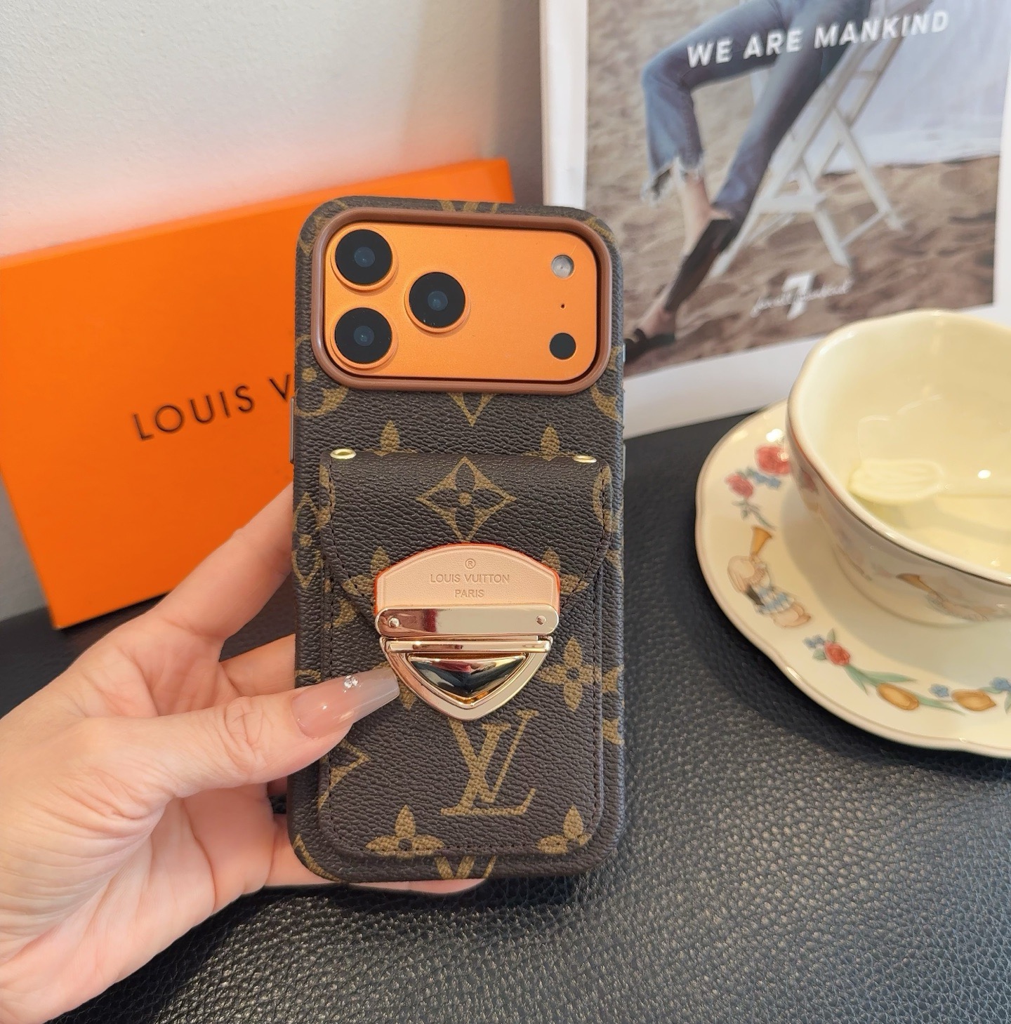 LV Classic Monogram Card Holder Phone Case