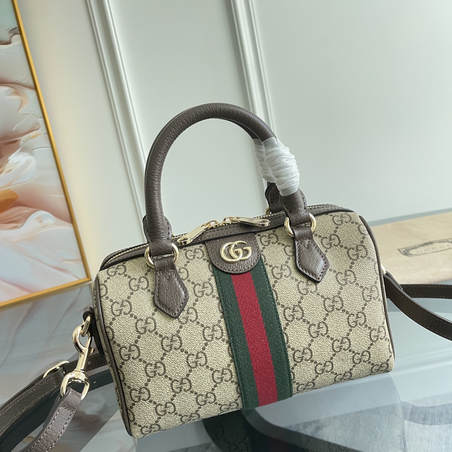 Gucci Ophidia Mini Boston Bag