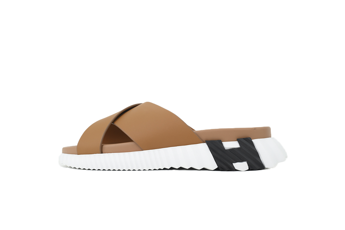 Hermes Infra Sandals Brown