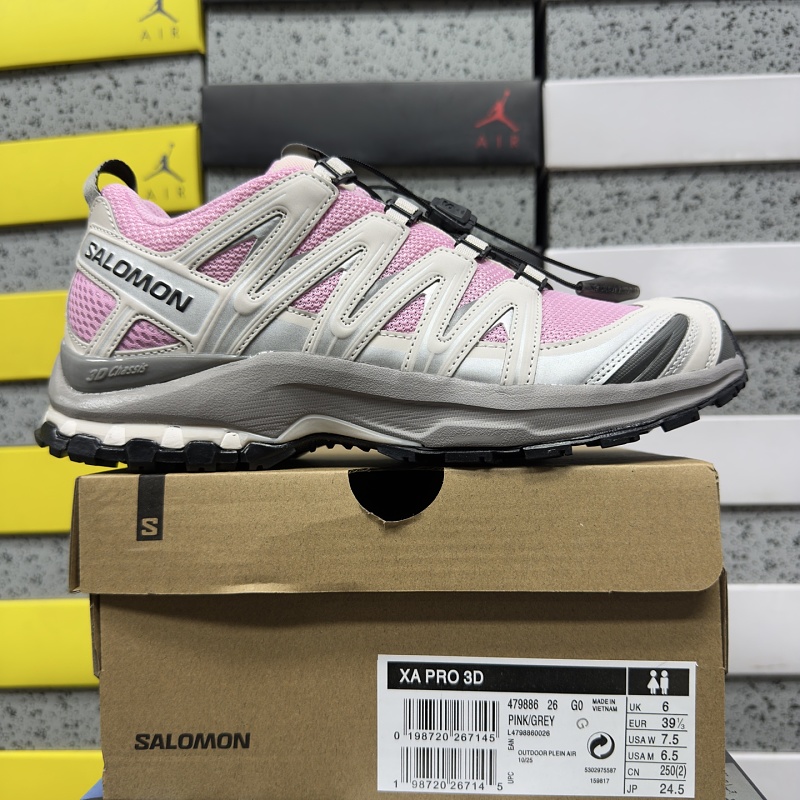 Salomon XA PRO 3D Gray Pink Edition A Sneakers