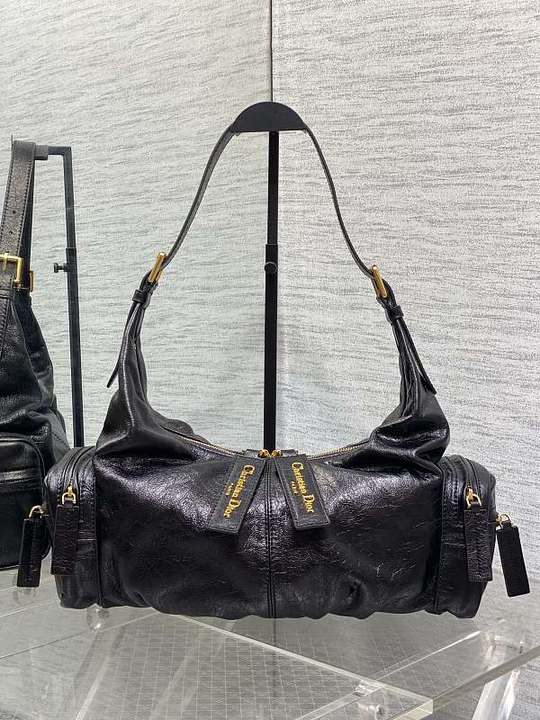 Dior Grand Tour Hobo Bag Medium Black
