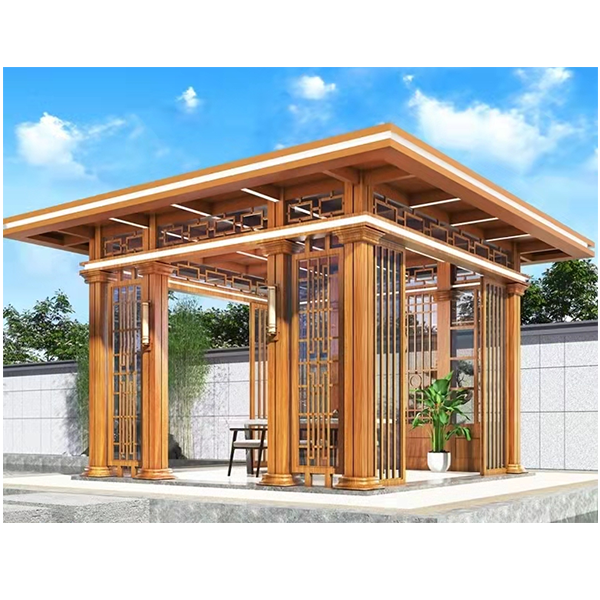 Courtyard Four-Corner Terrace Gazebo