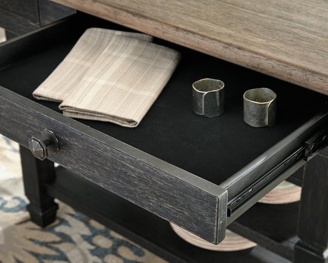 Tyler Creek / Bolanburg Dining Table with Storage Drawers