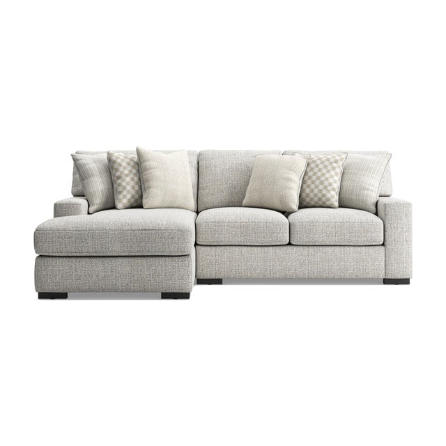 Larce 2-Piece Next-Gen Nuvella™ Performance Fabric Sofa Chaise